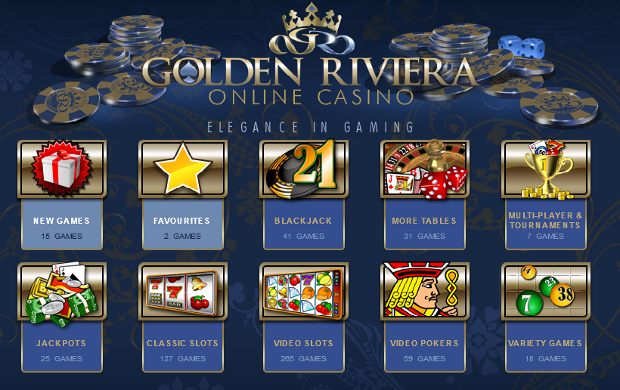 Golden Riviera Casino Games